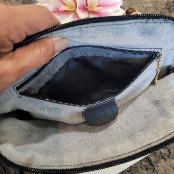 GUCCI 2 BAMBOO HANDLES~ BLACK LEATHER~ HANDBAG - Picture 13 of 13